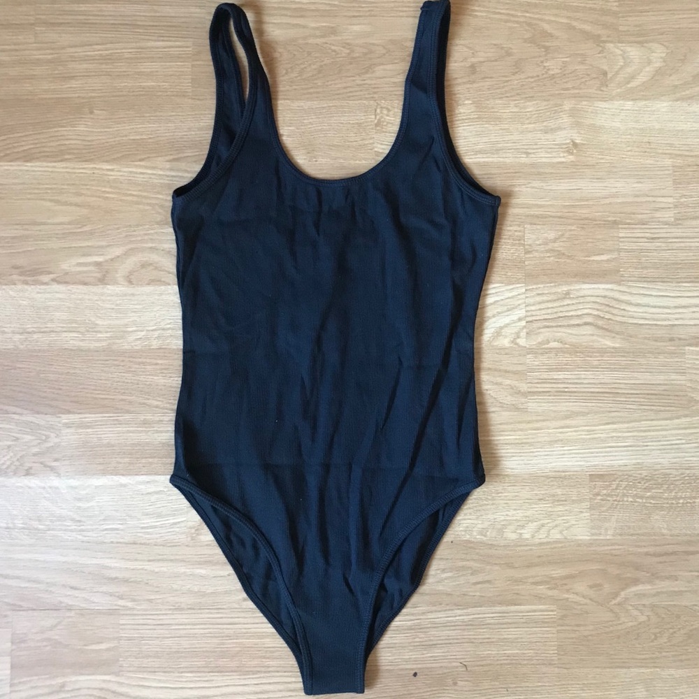 SR American Apparel black bodysuit NWOT - Picture 2 of 5